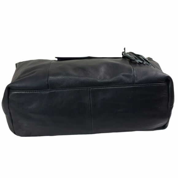 The Sak Sierra Handbag Satchel Leather Black Vintage Finish Purse - Picture 5 of 9